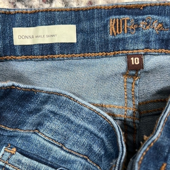 Kut from the Kloth Donna ankle skinny Jeans size 10 - Picture 4 of 7
